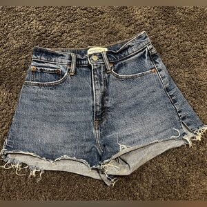 Abercrombie & Fitch Blue Jean Shorts Classic Fit